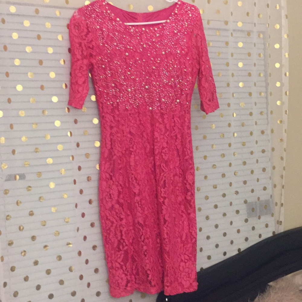 Pink Lace dres